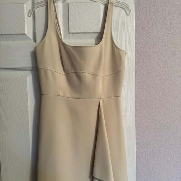 Gianni Bini Mini Dress - Ruffle Style - Cream Color/Lightly Used - Picture 1 of 3